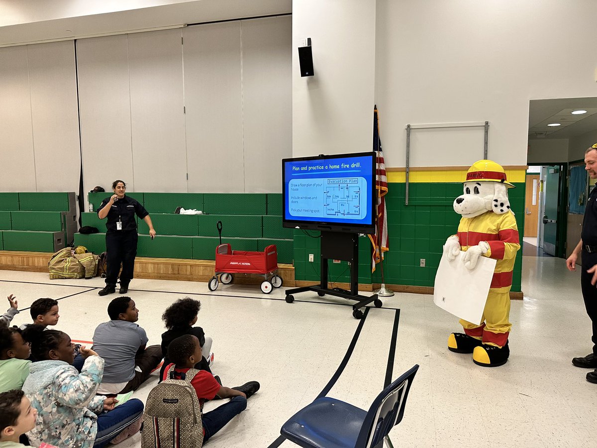 Fire Safety assembly for 2nd and 3rd grade.