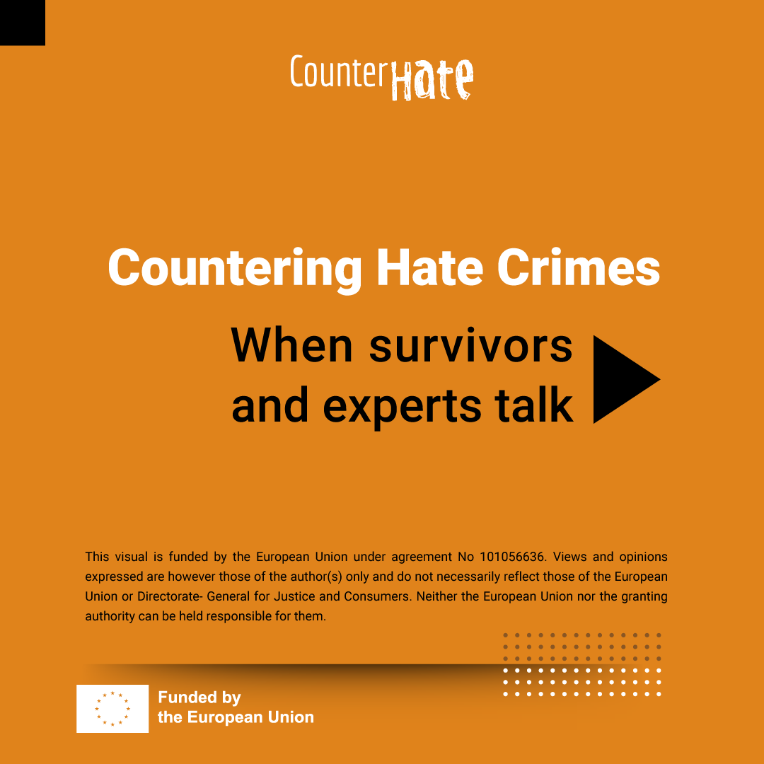 CounterHate_eu's tweet photo. 💬When survivors and experts talk...☟
A representative of an anti-racism organization in #Italy talks about discrimination against #Muslim women.
➡️Follow us for more testimonials against #hatecrimes.
#CounterHate_eu #EUprojects #justice #testimonials
@EU_Justice https://t.co/cQNJEbkU0u