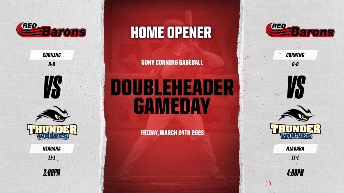 CCCRED_BARONS's tweet photo. Opening Day for the Red Barons Baseball team 🔴🐻⚾️ https://t.co/rqDuIgOoVr