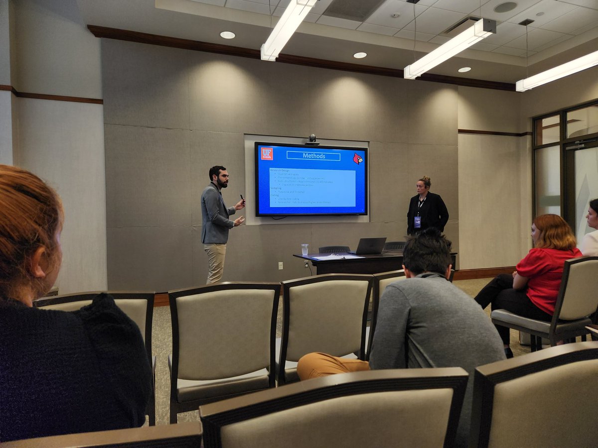 DrFisack's tweet image. Always a pleasure to see @Swimtastic4 and @jessbrougham_ present at @CSRIConference, this time on athlete mental health and the role of academic advisors. They&apos;re so freaking good at research