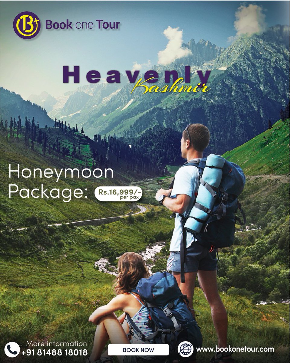 Escape to paradise with your loved one on a dreamy Kashmir Honeymoon! 🏔️❤️
#KashmirHoneymoon #KashmirTourPackages #bookonetour #HoneymoonPackages #ParadiseOnEarth #RomanticGetaway #TravelGoals #UnforgettableMemories   #adventuretravel  #Kashmir