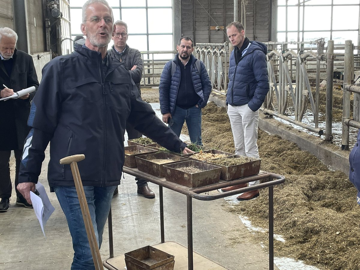 And there we go into the deep: what impact do various diets have in the methane emissions? Fresh grass grazed has 30% less emission compared to silage fed. But: only in spring, not in other seasons. This has partly to do with sugars. Yes: it’s complex… #dutchroots #nvlj #enaj