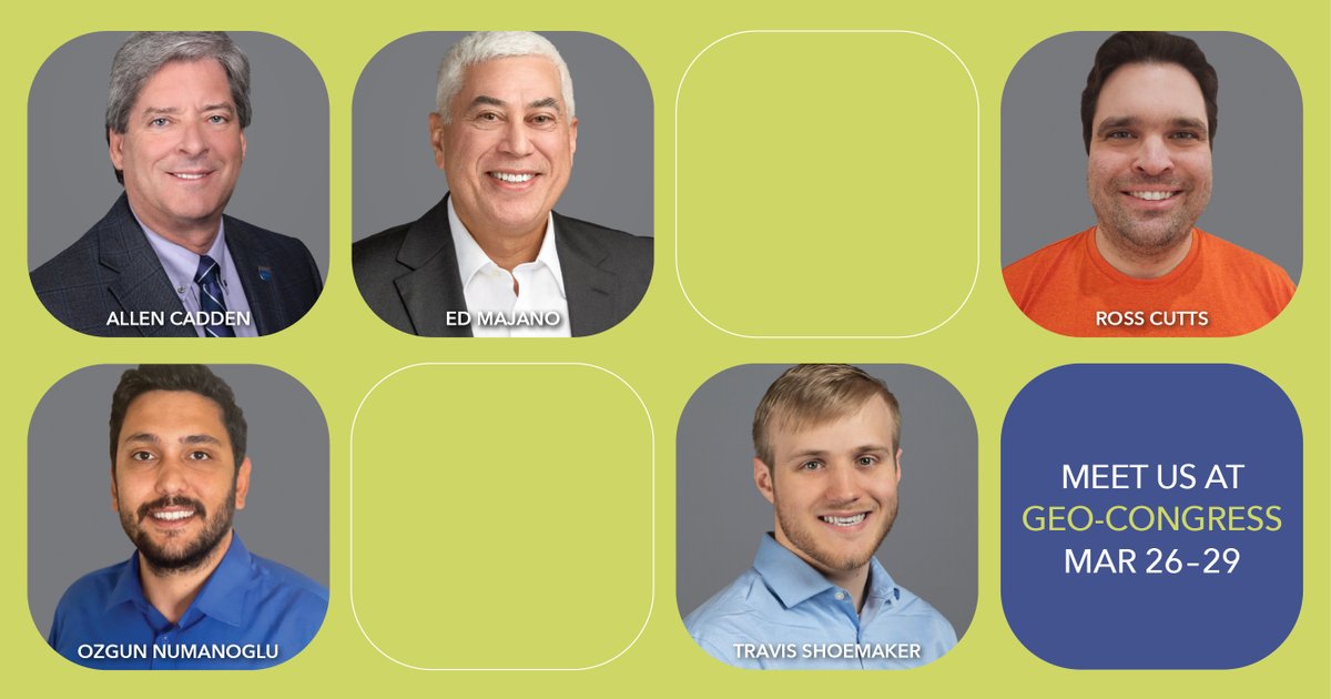 SchnabelEng's tweet photo. Schnabel will be at Geo-Congress 2023 in Los Angeles! Look out for Allen Cadden, Ed Majano, Ozgun Numanoglu, Ross Cutts, Travis Shoemaker, March 26-29. https://t.co/h6TmFhu3z0
@ASCETweets #geocongress #geocongress2023 https://t.co/RDcLMmSDTb