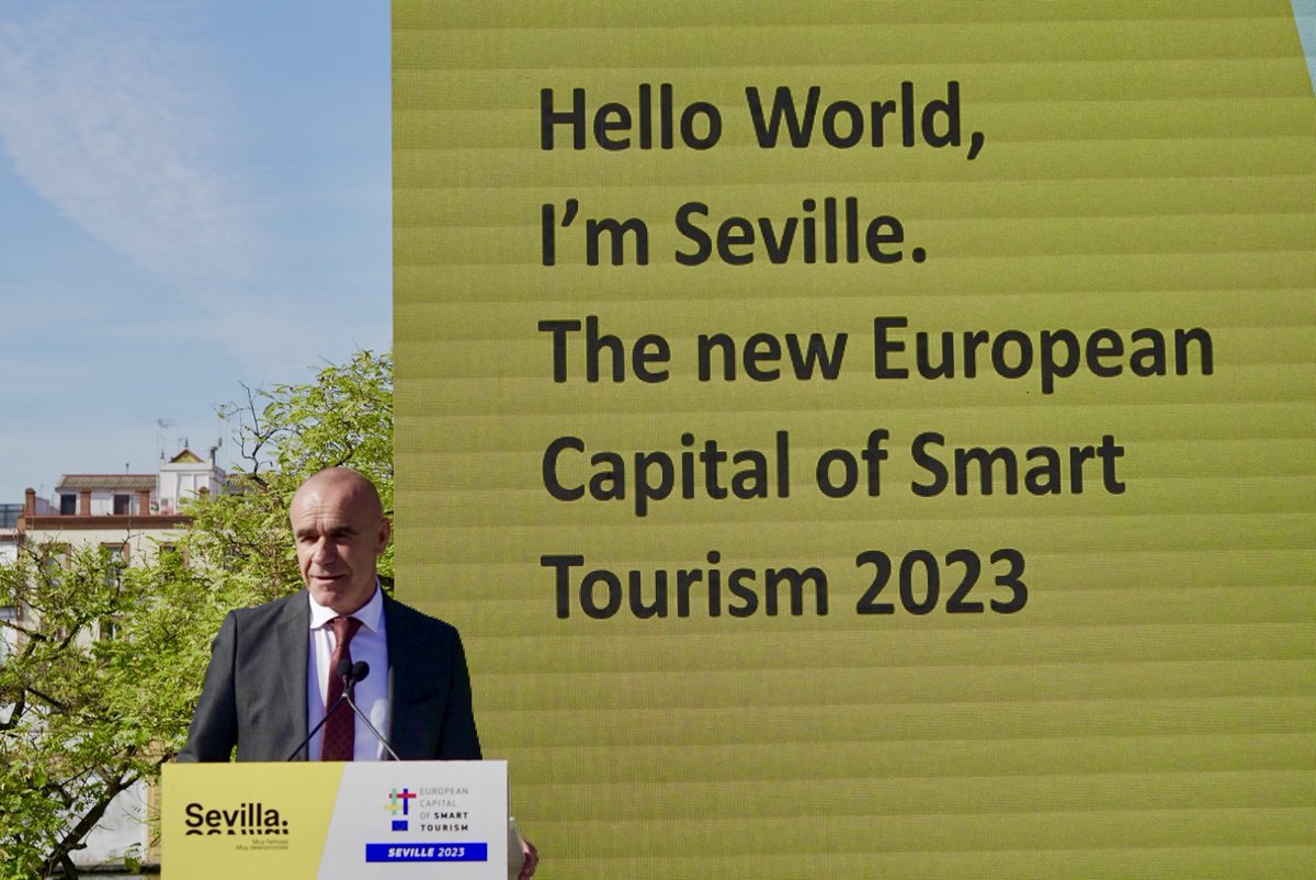 Khora Urban Thinkers (@khoraurban) on Twitter photo Sevilla <a href="/Ayto_Sevilla/">Ayuntamiento de Sevilla</a> realiza hoy el evento de lanzamiento como “Capital Europea de Turismo Inteligente 2023”. Desde Khora acompañamos a la ciudad en este reconocimiento y en el proceso en una apuesta por el futuro y el progreso.<a href="/SevillaTourism/">Sevilla City Office</a> <a href="/Teresallana/">Teresa LLana</a> <a href="/antoniomunozsev/">Antonio Muñoz</a> Sevilla <a href="/Ayto_Sevilla/">Ayuntamiento de Sevilla</a> realiza hoy el evento de lanzamiento como “Capital Europea de Turismo Inteligente 2023”. Desde Khora acompañamos a la ciudad en este reconocimiento y en el proceso en una apuesta por el futuro y el progreso.<a href="/SevillaTourism/">Sevilla City Office</a> <a href="/Teresallana/">Teresa LLana</a> <a href="/antoniomunozsev/">Antonio Muñoz</a>