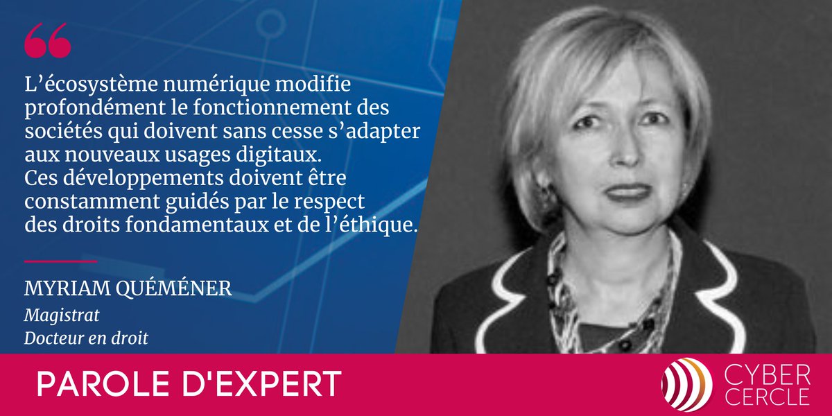 CyberCercle's tweet photo. đ#VendrediLecture
âLâĂ©cosystĂšme #numerique : incidences sociales et juridiquesâ, une #ParoledExpertCyberCercle de Myriam QuĂ©mĂ©ner, magistrat, docteur en droit.
A retrouver sur notre site
đhttps://t.co/Xpu3OFzB9N
#societenumerique #confiancenumerique #droit #ethique #securite https://t.co/icMARnzsI5