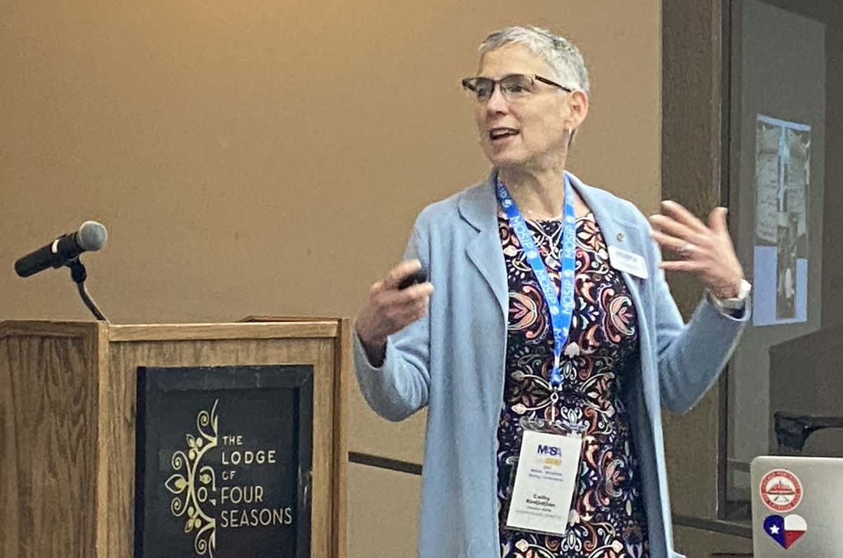 b_satnan's tweet photo. Great to experience @NSPRA President @cateked passion for strategic planning and its power to pave paths to success #SuPR23 @MOSPRApros #SchoolPR https://t.co/mEkyTNwmcL