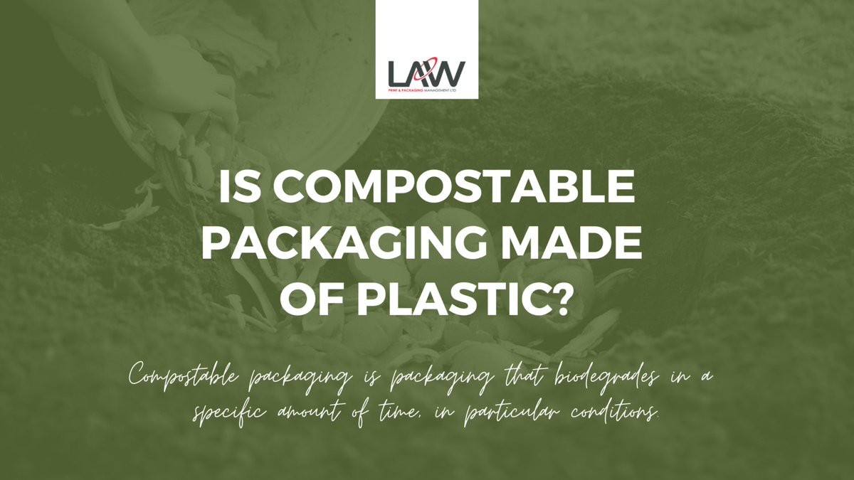 LawPrintPack's tweet image. Is Compostable Packaging made of Plastic?  
buff.ly/408xhvW 
#compostablepackaging #plasticpackaging #sustainability