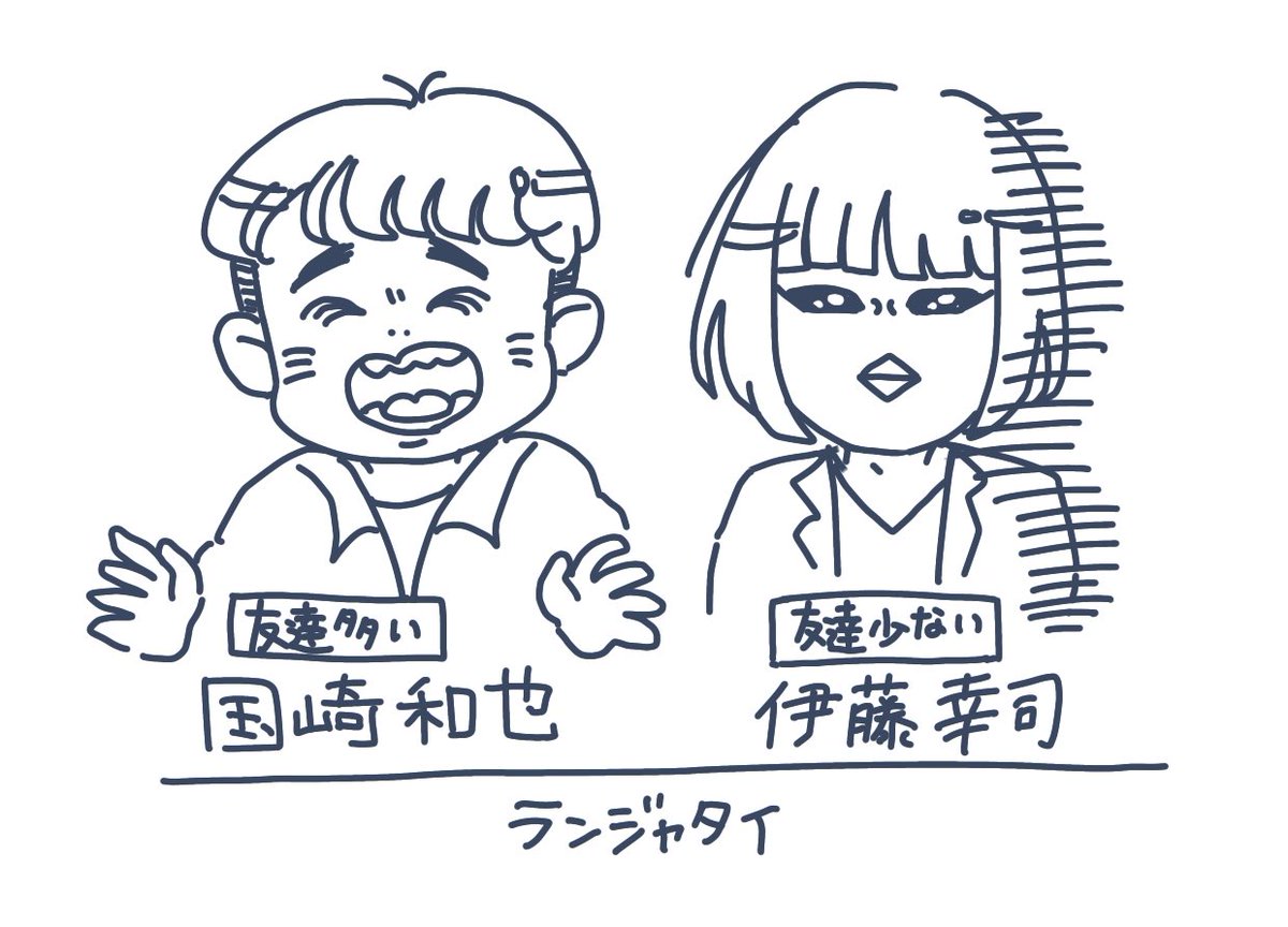 これは1ヶ月くらい前だかにTLをよぎって行ったランジャタイの何らかの切り抜き画像のFA(ぬりえ) 