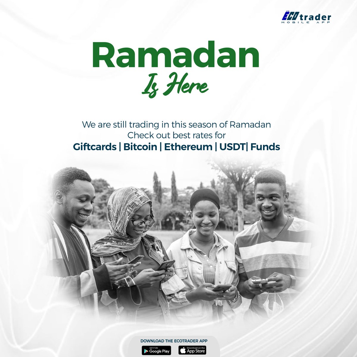 Ecotrader_App's tweet image. We are still trading in this season of Ramadan. 

Install the Ecotrader App on IOS and Playstore.

#Ramadan #ecotraderapp #FastingMonth