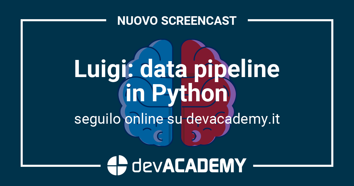 devACADEMY_it's tweet image. Hai già visto il nuovo screencast “Luigi: data pipeline in Python”? 👀
Puoi trovare questo e molti altri contenuti qui 👉lnkd.in/ejF-TCNi
#devACADEMY #school #learning #coding #development #developers #devs #python #BigData #datascience