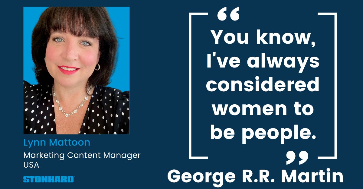 Lynn says, “George R.R. Martin was once asked, ‘I noticed you write women really well and really different. Where does that come from?’ He answered, ‘You know, I've always considered women to be people.’” 

#womenshistorymonth #iwd2023 #womenempoweringwomen