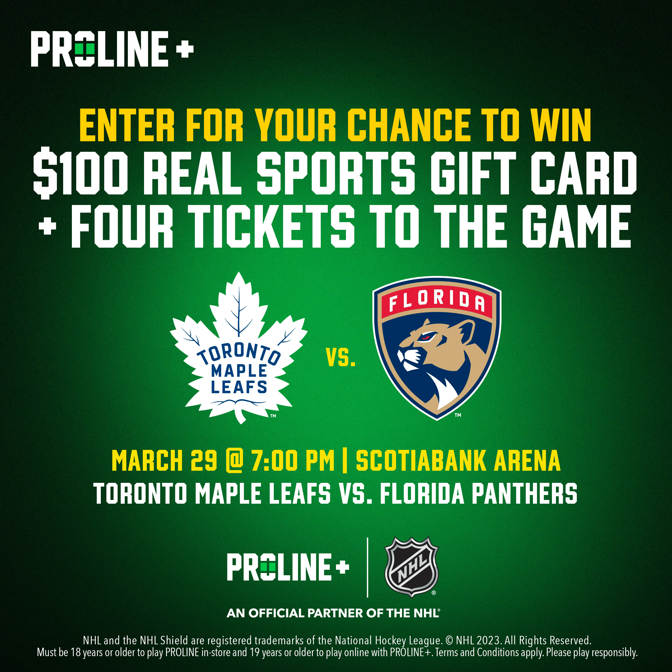 Toronto Maple Leafs Game Ticket Gift Voucher