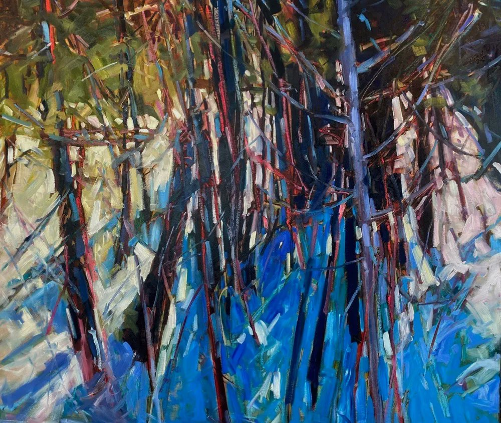 MuseGalleryTO's tweet photo. Sheila Davis, Light Interrupted, oil on panel, 42" x 48"
.
.
.
#landscape #winter #trees #snow #fineart #canadianaratist #sunlight #blue #blueshadows #collector #torontogallery https://t.co/8OXR04Qifq