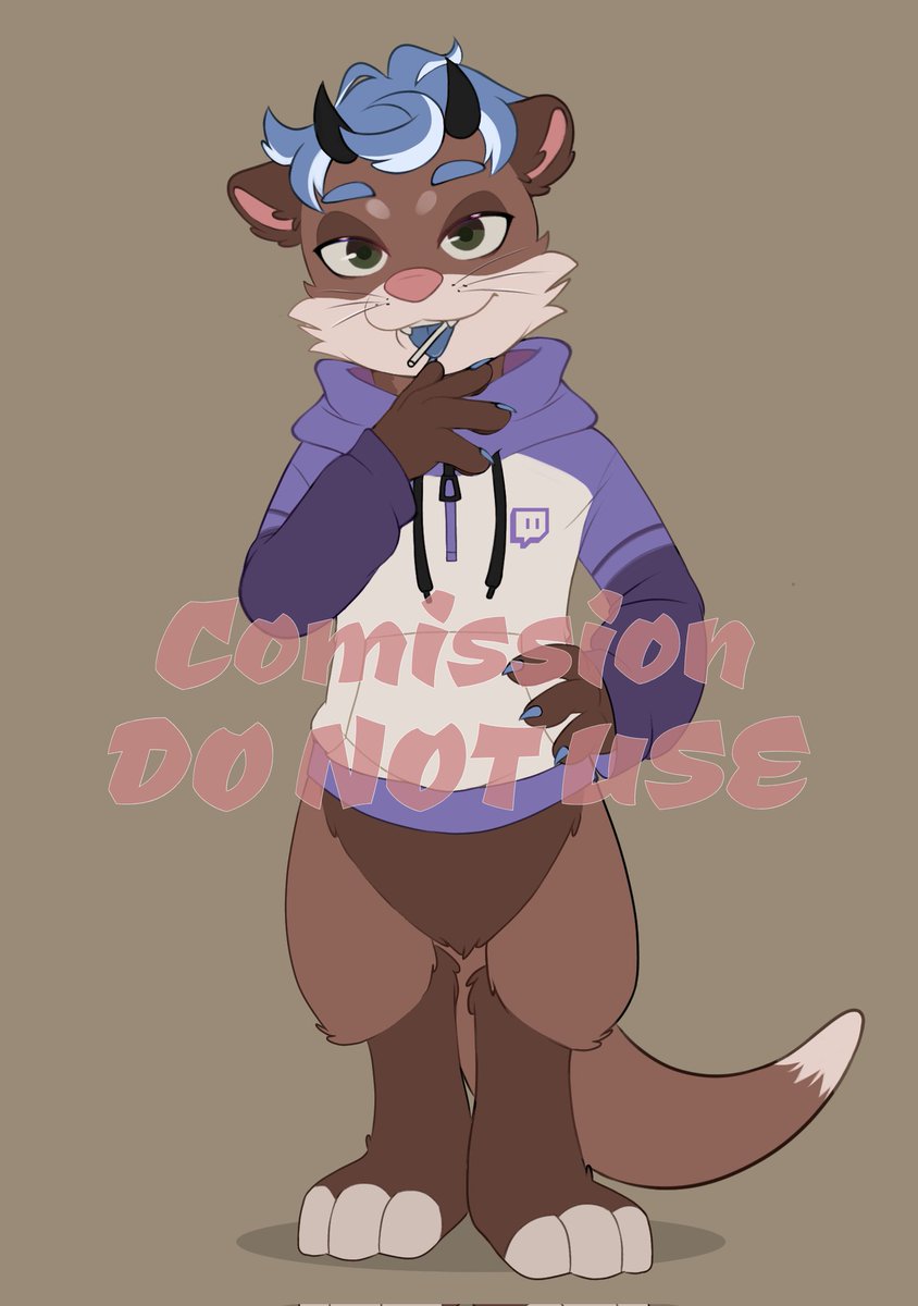 danxdraws's tweet photo. A Comissions from Facebook 😃☺️
The client asked for an adaptation of his vtuber character to otter, I liked the result and I would like to share it 😊👍

#otter #furryart #furry #furryartist #furryartwork #digitalart https://t.co/RFrqBWNzOi
