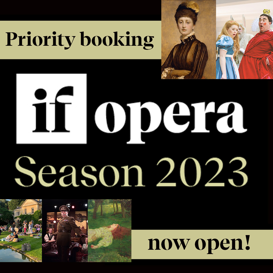 Priority booking for our season of rare gems and family favourites opens today! Mark the dates in your diaries for when you can book and, if you want to jump the queue, become a member to get early access and more: ifopera.com #IfOpera23
