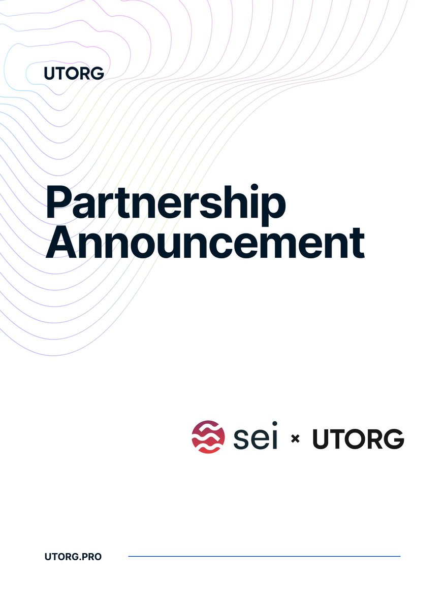 🤝 Excited to start our ecosystem partnership w/ <a href="/SeiNetwork/">Sei</a>!

Sei builders will be able to level up their products with our fully compliant on/off-ramp solution.

We provide:
🌎 175 countries coverage
💸 13+ payment methods
⚡️ 3-min KYC

More info 👉 utorg.pro/blogs/utorg-te…