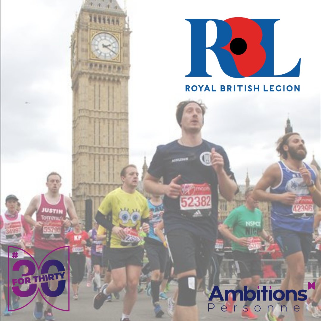 ambitionsltd's tweet photo. Our very own Ashleigh is running the London Marathon on Sunday 23rd April in aid of the @PoppyLegion as part of our ongoing #30forThirty challenge. You can sponsor him here:
https://t.co/YkAvFKRdaX https://t.co/msZ9jV32wi