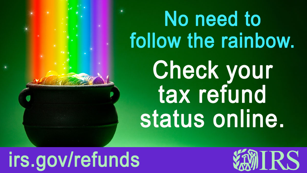 The fastest and easiest way to check on your tax refund is by using the #IRS  Where's My Refund? online tool. Try it: https://t.co/PFiedQsvmp, image size:1200x675