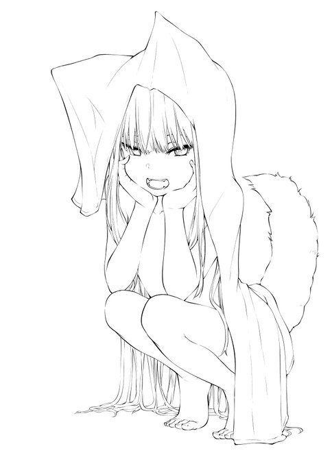 自分で描いた線画→AI色塗り→10分ほどレタッチ
はえ～しゅっごい…
#AIアート 