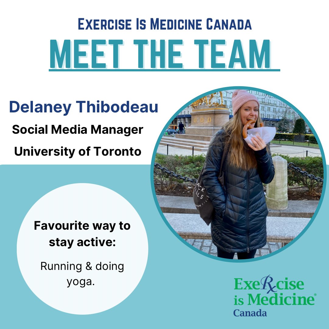 Meet another member of our National Student Executive Committee team: Delaney Thibodeau, Social Media Manager! 🏃‍♀️🧘‍♀️