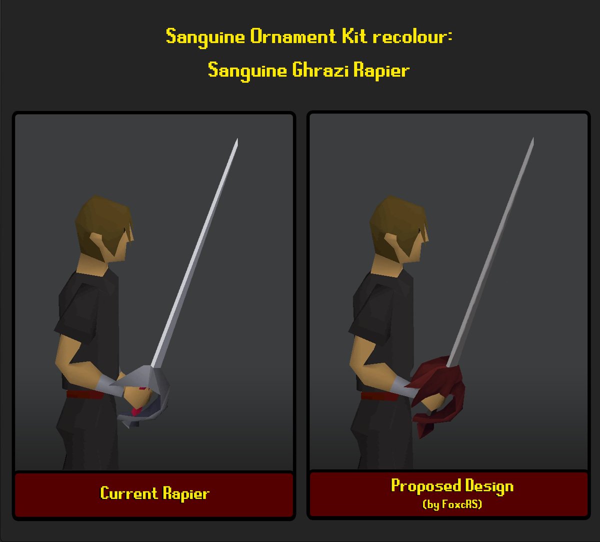 Foxc_RS's tweet photo. Dump of a few old osrs design concepts I did that I never posted/didn't get implemented https://t.co/3Ij9RFhm8a