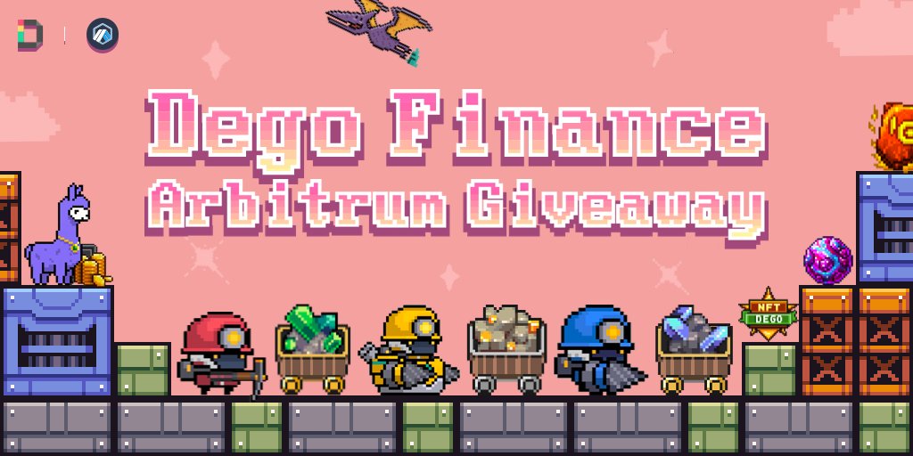 🚀 #Giveaway to celebrate Dego Finance deploying on #Arbitrum
🏆 322 Limited DEGO NFTs
🌟Prime whitelist access | Future event perks

💙 Follow <a href="/dego_finance/">DEGO</a>
🧡 RT &amp; Like
💙 Fill: forms.gle/JCfufBqQNKWzoF…

🗓️ MAR 24 - APR 1