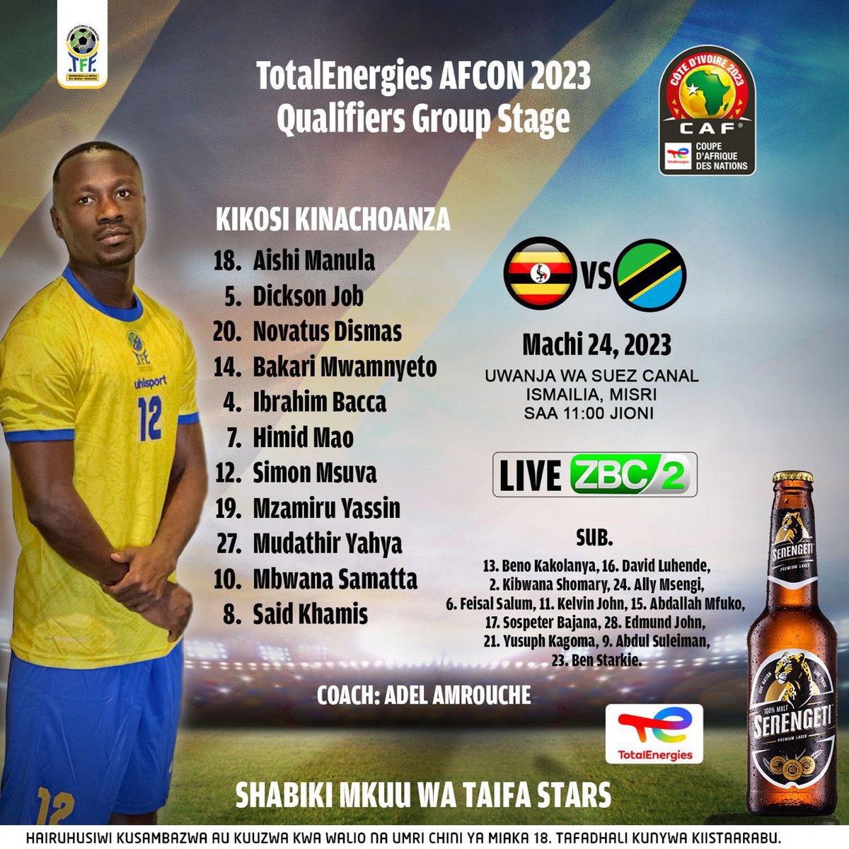 zittokabwe's tweet photo. TAIFA STARS YA WOTE, MASLAHI YA WOTE https://t.co/bkjvX5moIQ
