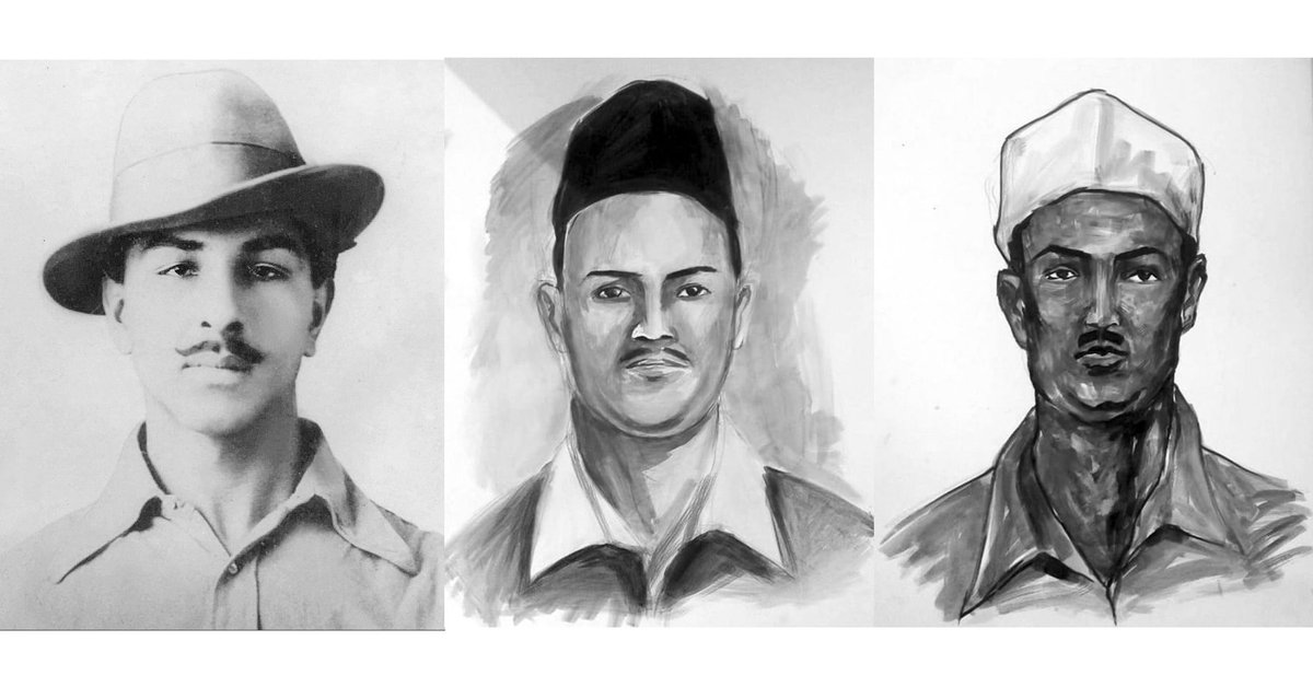 23 Mart 1931: Hint devrimci sosyalistler #BhagatSingh, #ShivaramRajguru, #SukhdevThapar #İngiliz sömürgecilerince idam edildiler
ANILARINA SAYGIYLA