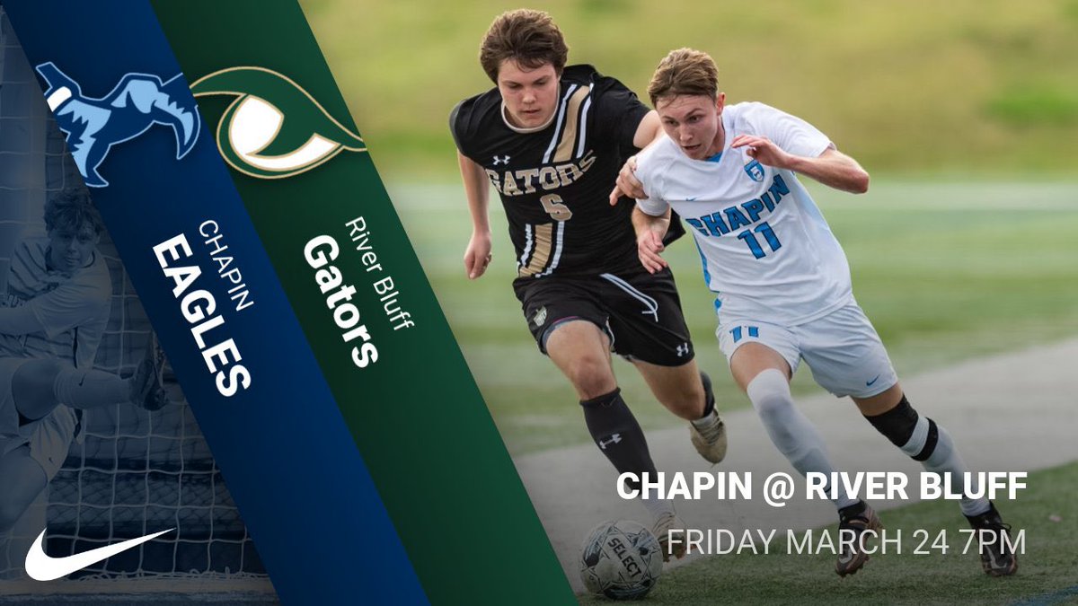 ChapinMSoccer's tweet photo. It’s GAMEDAY! We travel to River Bluff tonight! Let’s go Chapin! #hpc23 #eagleson3 https://t.co/Lq8VJIVCLo