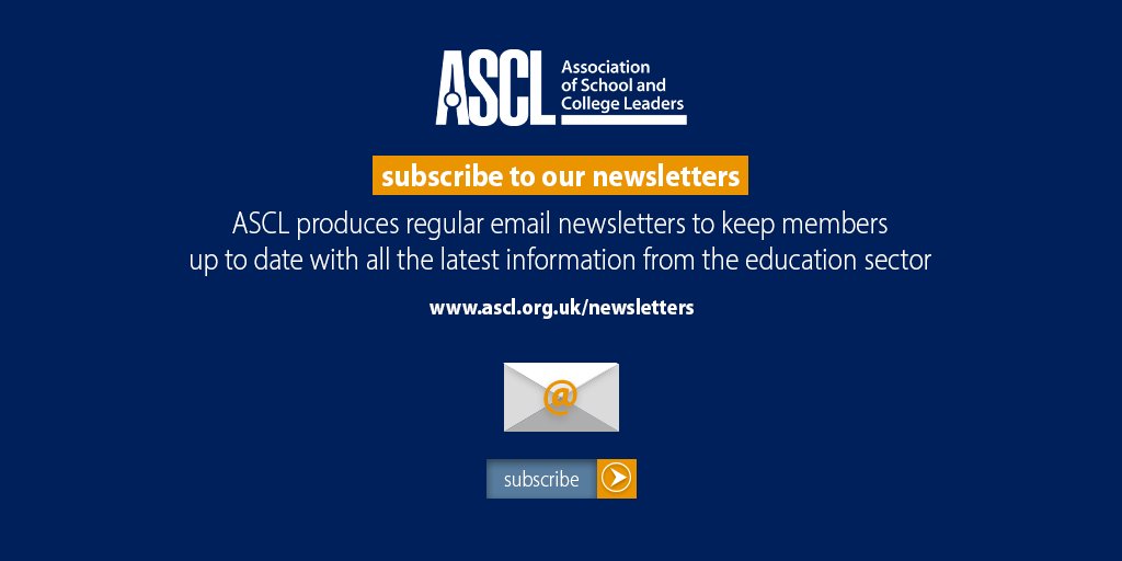 In today's email newsletter, we share our evidence to the STRB's 33rd remit, highlight #ASCLCouncil member Sarah Bone's evidence to the House of Lords on seaside towns, and details of the @BiteBack2030 #SchoolFoodChampions programme.

#ASCLmembers