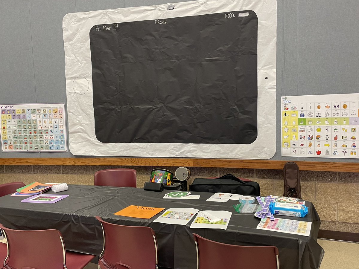 emherrin's tweet photo. Stations are ready for students to arrive! #TalkFest @HaysCISD #ourdigitalhays #allin https://t.co/8RzHl08USQ