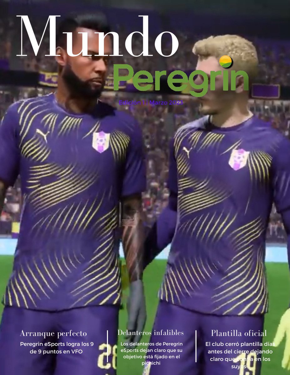 VUELVE MUNDO PEREGRÍN.

¡El único periódico digital en Clubes Pro ha vuelto! Cada viernes repasaremos la actualidad del club y el repaso a la jornada liguera. Añadiendo así interacciones con jugadores del equipo y con ex jugadores.

🎤<a href="/Davyfuente/">David fuente</a>

Hilo de las páginas siguientes👇🏼