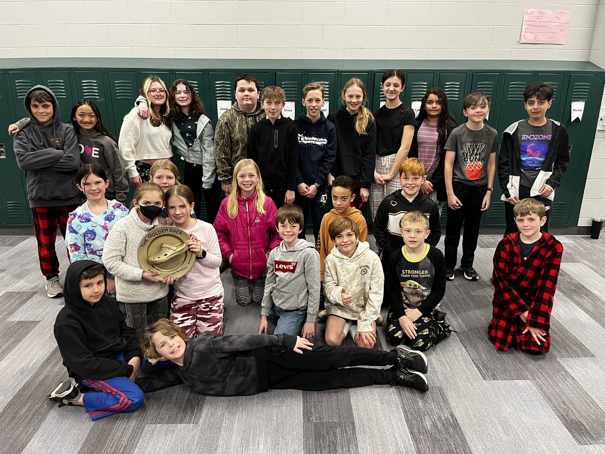 MrSpicerTweets's tweet image. As DJ Khaled would say…and anotha one! We were thrilled to win the Golden Shoe award this month at our community meeting. #HeritageLearn #SASCompass