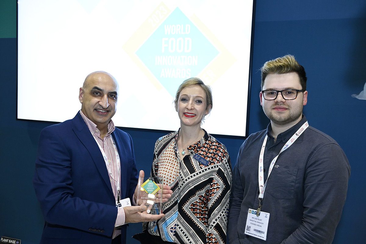 Winners: @ProfSahota and his #research team @nottmhospitals are celebrating a win in the healthinnovations awards at the @FoodBevAwards at the @IFE_Event earlier this week tinyurl.com/2p8srpf5 @TeamNUH