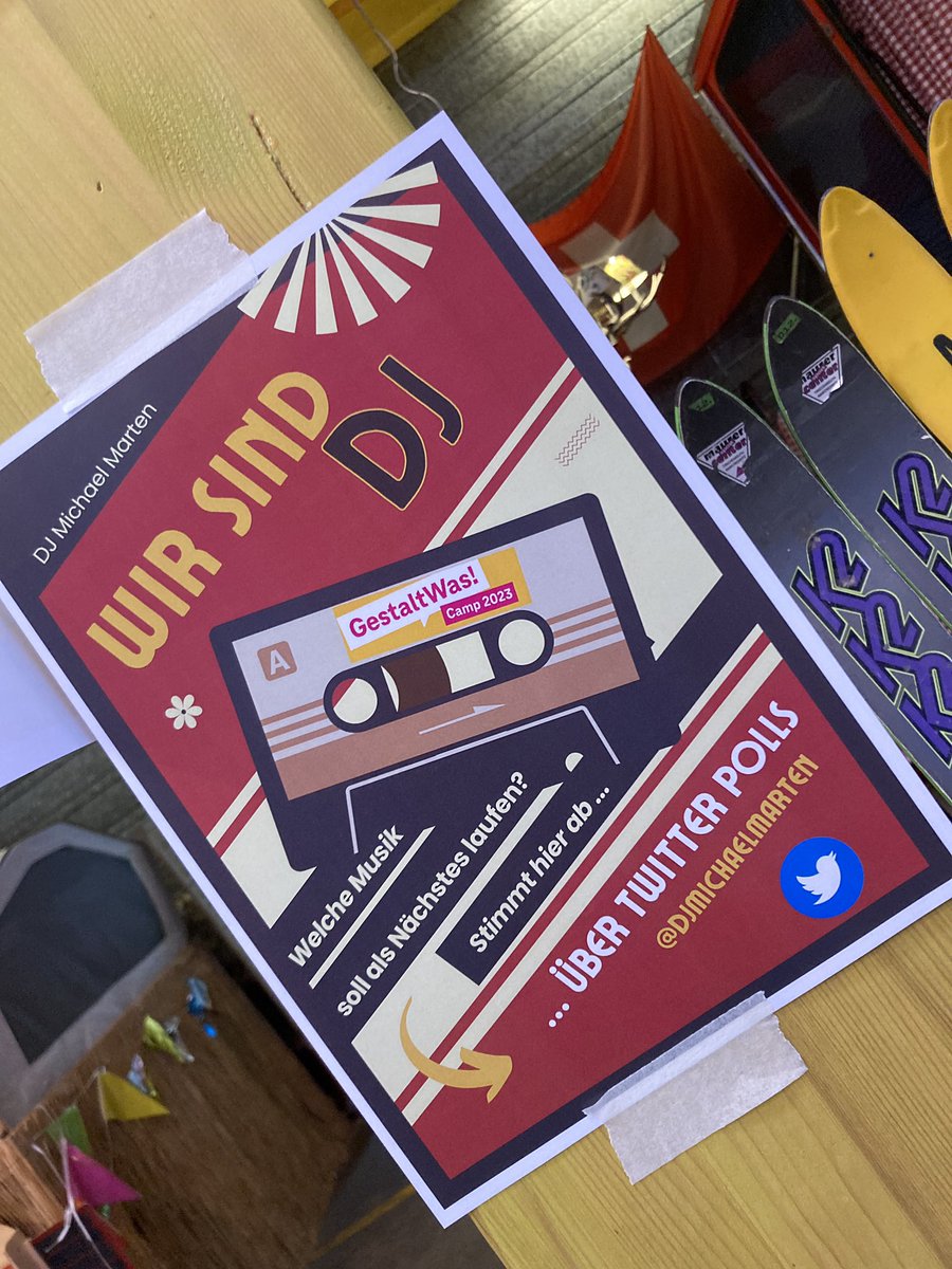 Gleich geht’s los beim #gestaltwas23 Barcamp der <a href="/telekomstiftung/">telekomstiftung</a> Freu mich auf den Abend und frag Euch immer mal wieder danach, wie’s weitergehen soll. Stay tuned.