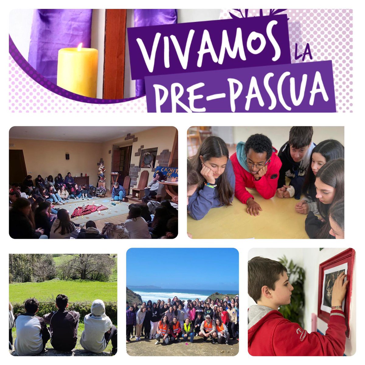 codemagijon's tweet photo. Continuan en #Baltar @mondonedoferrol ⛪️ viviendo la #Prepascua ✝️ los 1️⃣5️⃣1️⃣ alumnos de 1º-2º-3º #ESO, monitores, profesores, claretianos y personal de apoyo #CODEMA 💪. Y es que Baltar sigue siendo “moito” 😍 #SomosCodema @cmfsantiago @PedagogicosS @epapcmf @EC_Asturias https://t.co/UG40TUmTzP