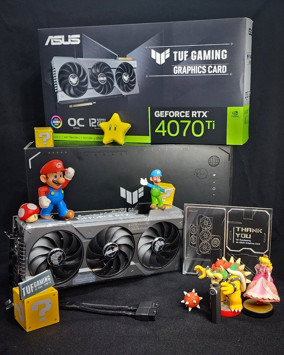 ¿Tienes batallas por ganar? 🥉
¿Rehenes que rescatar?🚨🚔

El talento lo tienes, y con la TUF RTX4070TI O12G GAMING la victoria finalmente será tuya. 🎖🏆

Aquí somos fans de los audaces, de #TUF y también de #mariobros  😎

Por cierto ¿Quién para ir al estreno?👀 

#tufrtx4070ti