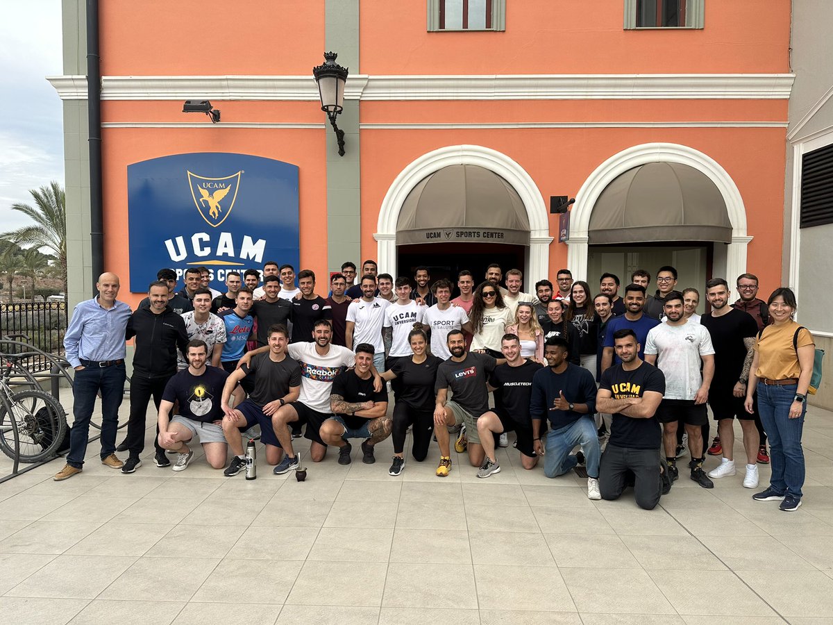 🤝 Alumnos del <a href="/UCAM_NSCA_HPS/">Master's in High Performance Sport: S&C UCAM</a> &amp; <a href="/UCAM_MU_ARD/">Máster Alto Rend Dep</a> de <a href="/UCAM_Sports_Uni/">UCAM Spanish Sports University</a> <a href="/UCAM/">UCAM Universidad</a> juntos

🫶 Por esto merece la pena todo el trabajo y esfuerzo realizado por el equipo <a href="/UCAM_CIARD/">CIARD-UCAM</a> 

🌍 Más de 20 nacionalidades que vienen de todo el mundo a esta humilde Región llamada <a href="/regiondemurcia/">Gobierno de la Región de Murcia</a> 

😍😍