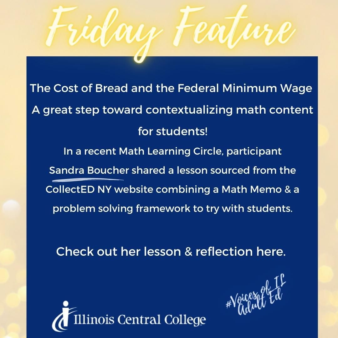 Friday Feature - The Cost of Bread and the Federal Minimum Wage... - mailchi.mp/514d78c6a1bd/s…