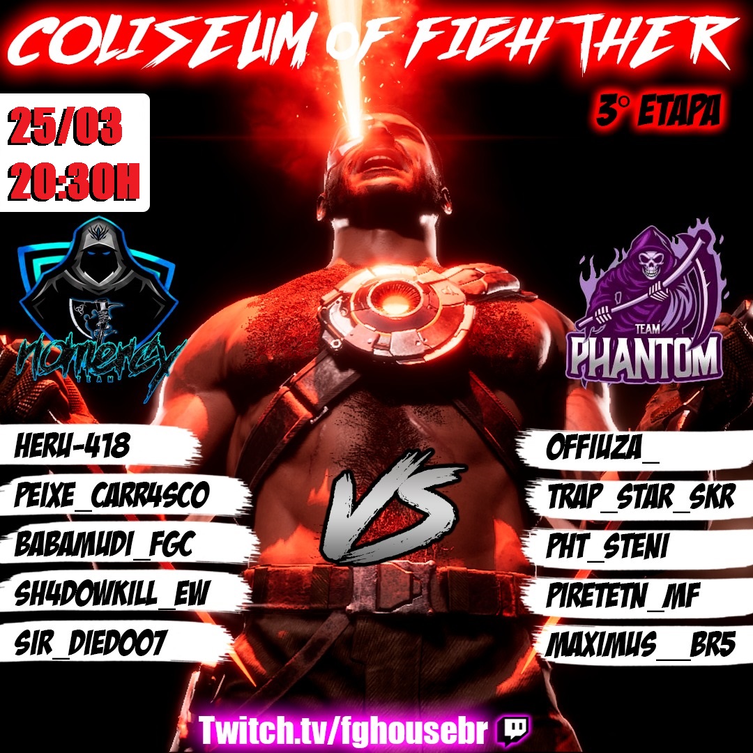 fghousebr's tweet photo. Bora pra cima que amanhã tem mais pancadaria.
@NoMercyMK VS @PhantomTeamFGC as 20:30 na FGHouse. https://t.co/Uvk15TLKPL