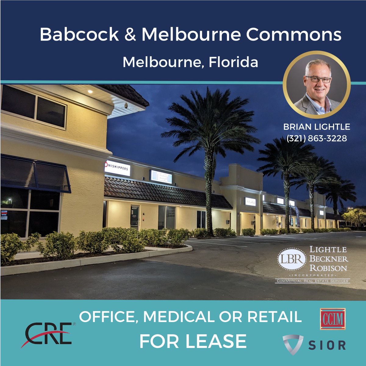 teamlbr's tweet photo. his is a fantastic property, well located and recently renovated.

Close to Downtown Melbourne, Airport and Beaches
Prime Signalized Corner
3 Road access
Ample Parking
Two Monument Signs on Babcock Street
Street Front Visibility

Link to Brochure:
https://t.co/tepVm7nGt4 https://t.co/NMdBo3Cuow