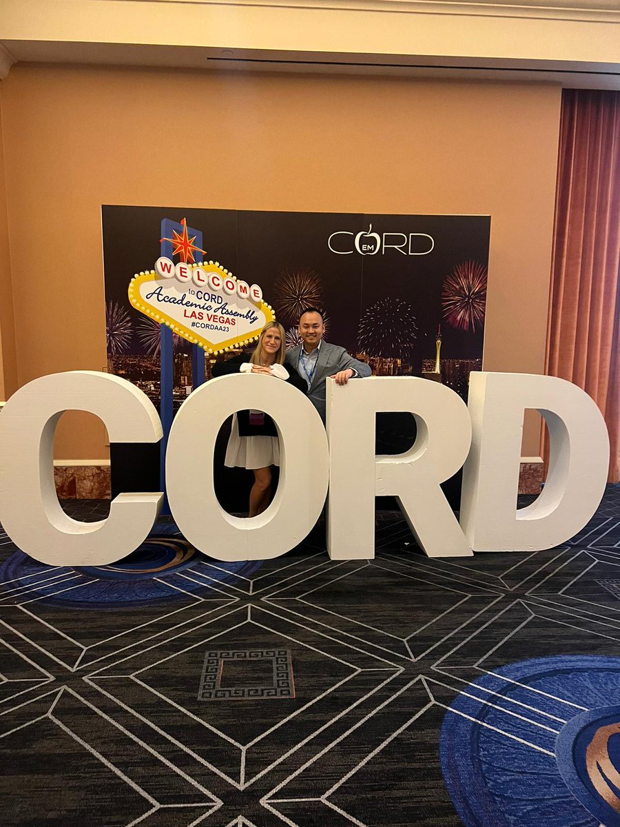EricLeeMD's tweet photo. Gave some talks w @ShivaniMody and @jkurbedin, recorded a podcast, lots of #MedEd learning, met some great friends.

Wrapping up a fun and educational week of #CORDAA23 w the @Maimonides_EM team. Thank you @CORD_EM ! https://t.co/vnWs2YZyHG