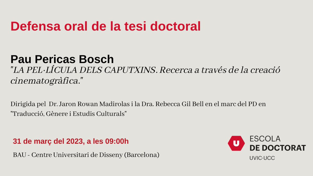 UVic Doctoral School tweet media