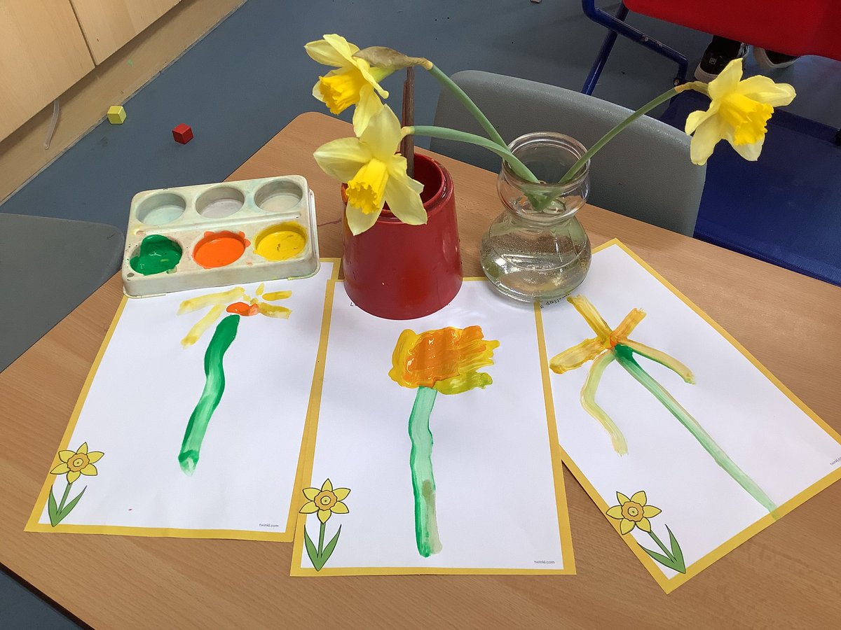 Nursery are enjoying Spring with these beautiful daffodils.