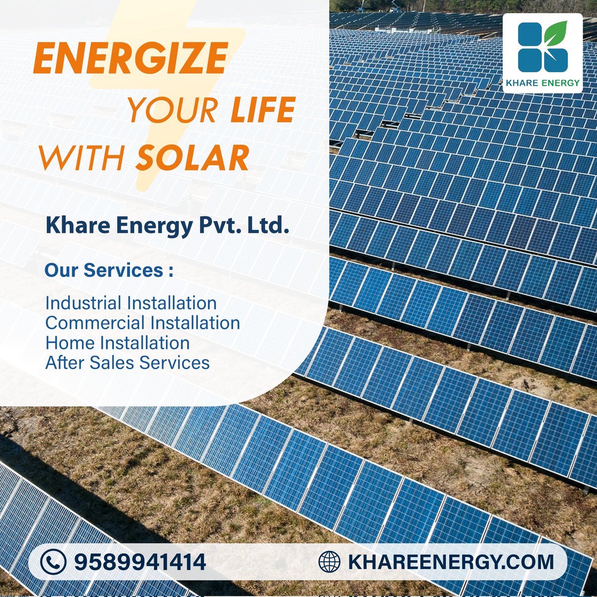 khareenergy's tweet photo. Energize your life with Solar

 https://t.co/l8V05yS81H

#solarenergy #solarpanels #solarpower #solarinstallation #solar #khareenergyindia #gridtide #netmetering https://t.co/yOarAwT6Jf
