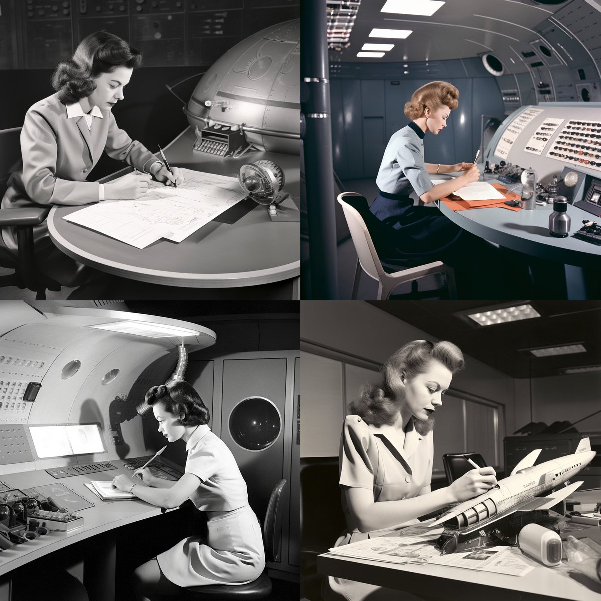 There are so many gender problems with AIs. Here is a simple example. I asked it to create two things:

- a CEO working on board a space ship
- a secretary working on board a space ship

Not surprisingly, it made the CEO male, and the secretary female.
