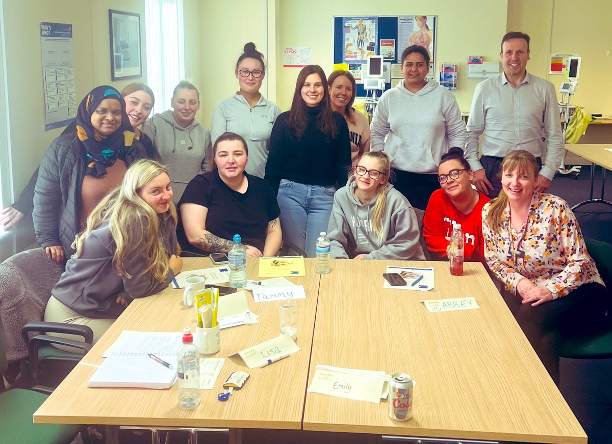 Meeting new HCSW’s who will be hitting the wards next week after their Healthcare Academy 💫 what a lovely vibe in the room on this sunny Friday ….Good Luck 🍀 #WeAreHCSWs <a href="/NewcastleNMAHPs/">Newcastle Hospitals NMAHPs</a> <a href="/NewcastleHosps/">Newcastle Hospitals</a> <a href="/lisa_guthrie3/">Lisa Guthrie</a> <a href="/SorchaMc/">Sorcha Smith</a> <a href="/LynnWatoComms91/">Lynn Watson 🇺🇦⚪️🏳️‍🌈🌎🌈💚</a> <a href="/Rachel_Hall85/">Rachel Kumar</a> <a href="/RachelCockburn7/">Rachel Cockburn</a>