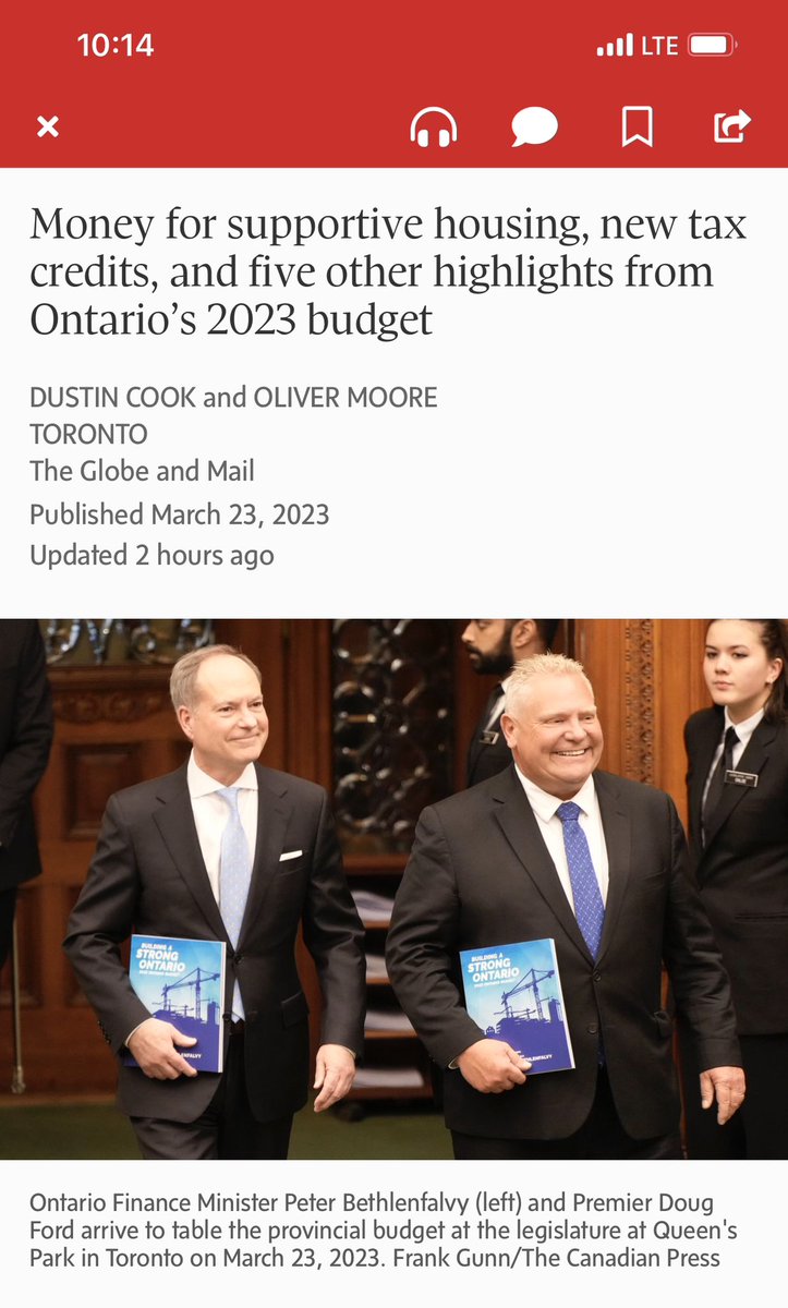 Ontario’s #2023budget delivered by Minister @PBethlenfalvy includes an increase of 202M  for supportive housing from Ministers @MichaelParsa @SteveClarkPC + 425M for mental and addictions @MichaelTibollo. We are building an Ontario that is strong and resilient for today and tmrw.