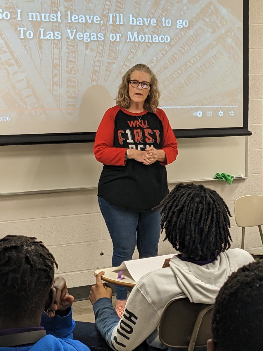 Another rainy day, another AWESOME day to learn <a href="/wku/">Western Kentucky University</a> with <a href="/wkufinance/">WKU Finance Dept</a>! Dr. Jonathan Handy has been coming to teach us and now we are visiting him! Can't wait to see how our "stocks" are doing! #InvestingIsWorthTheEffort <a href="/BGISD/">Bowling Green Independent Schools</a> <a href="/BGJHS/">Bowling Green Jr. High School</a>