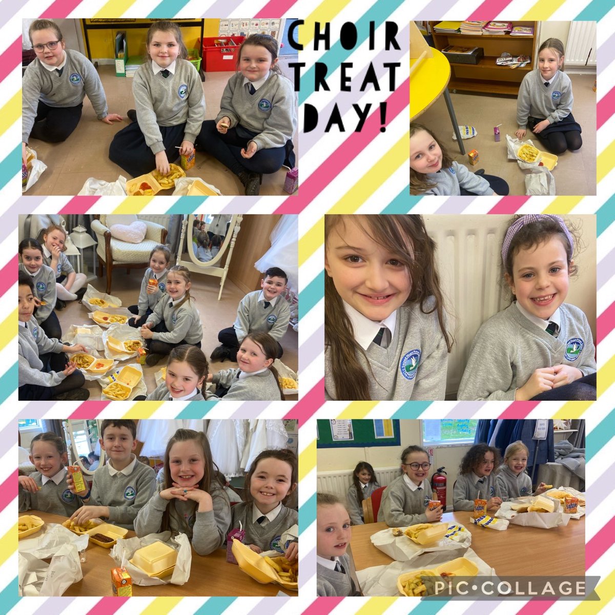 Our choir have been working very hard over the last few months with performances, after school rehearsals and extra curricular commitments. Today, they had a 'Bridies' lunch to congratulate them for their continued dedication. Thank you, you are all stars!
